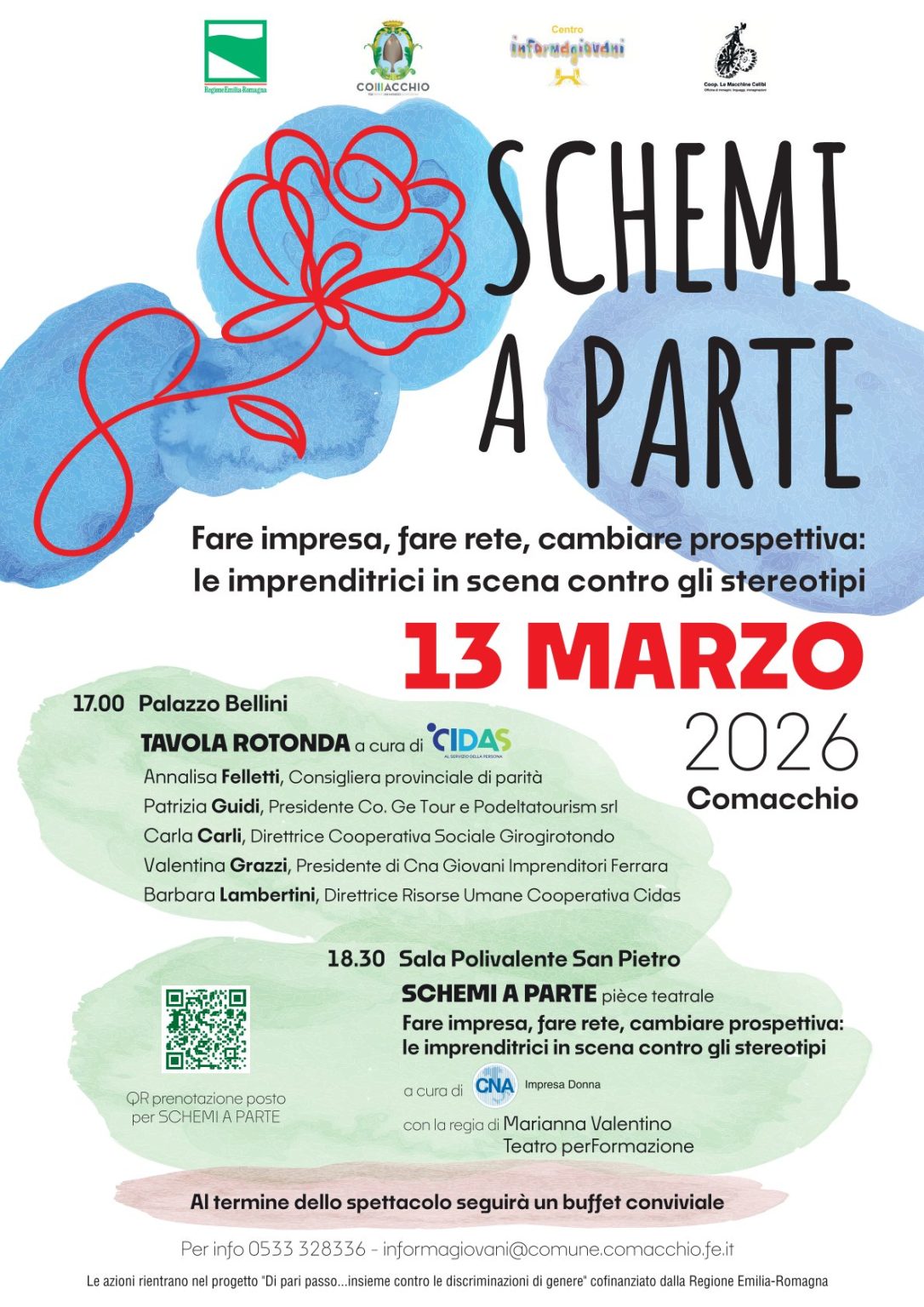 Schemi a parte: tavola rotonda e pi&egrave;ce teatrale contro gli stereotipi