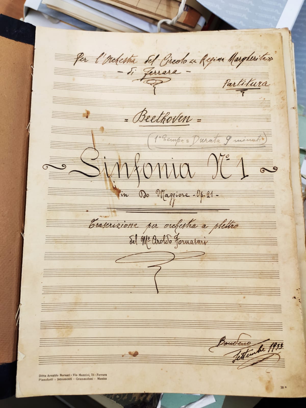 Foto BIBLIOTECA ORCHESTRA A PLETTRO GINO NERI